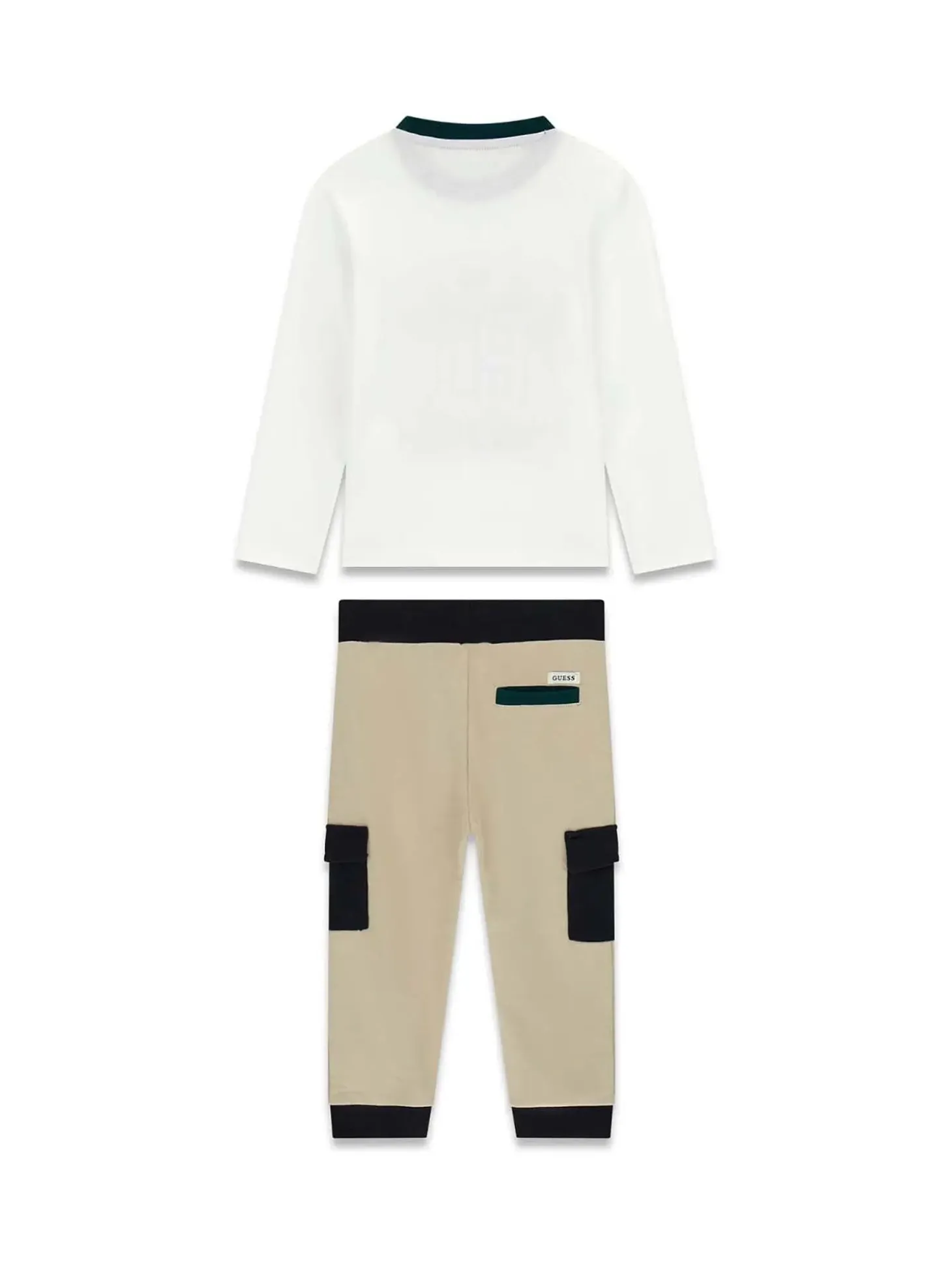 COMPLETO BAMBINO - GUESS KIDS BIANCO - N6YG03 K4079