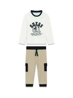 COMPLETO BAMBINO - GUESS KIDS BIANCO - N6YG03 K4079