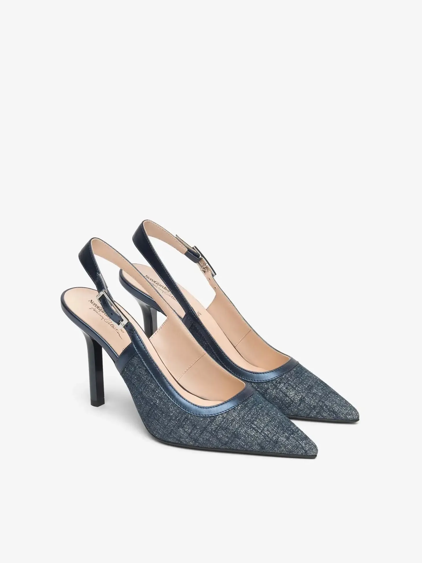 DECOLLETE DONNA - NERO GIARDINI BLU - E615430DE
