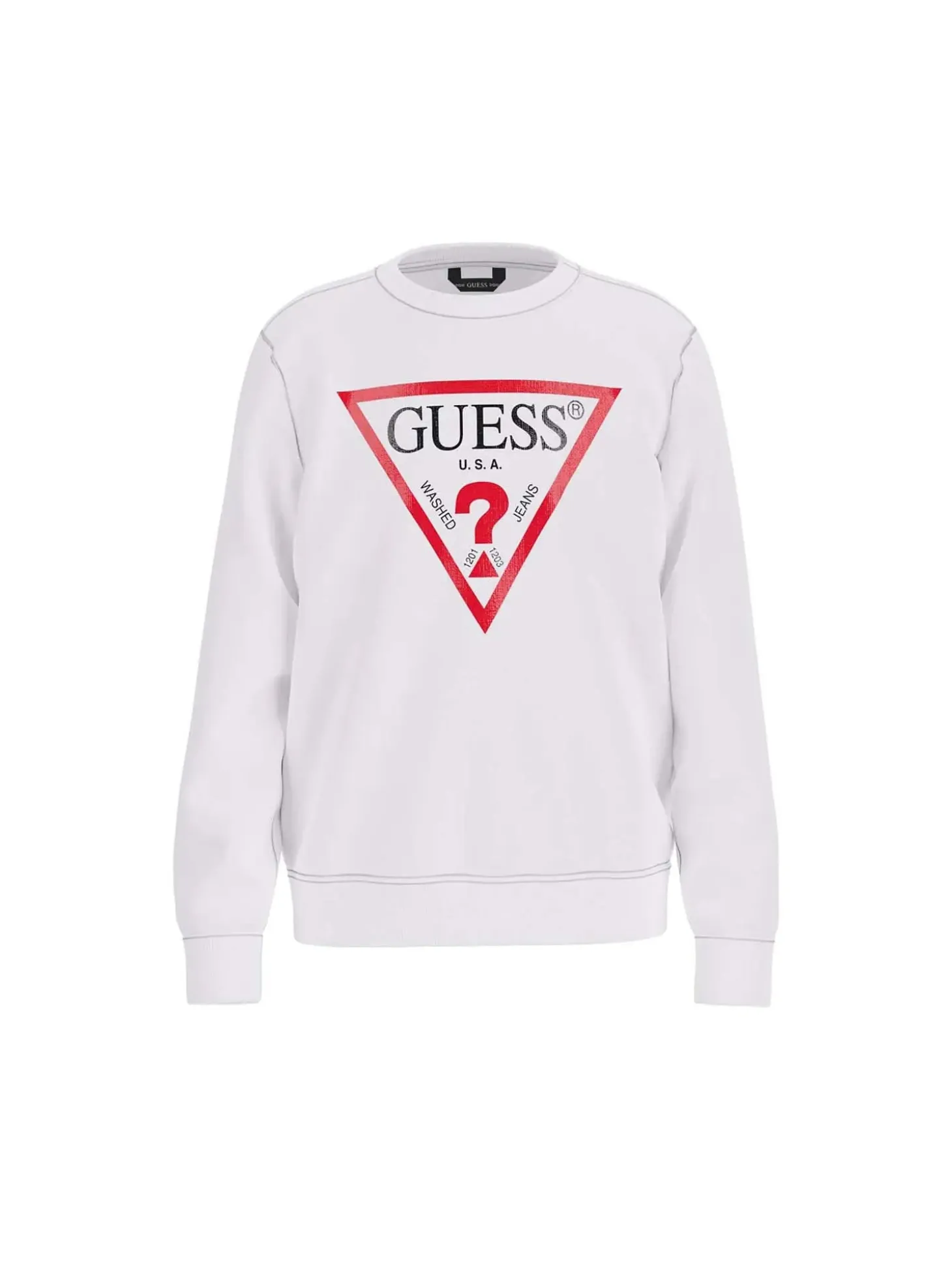 FELPA BAMBINO - GUESS KIDS BIANCO - N73Q10 KAUG0