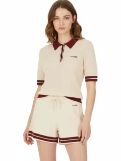 FELPA DONNA - GUESS ATHLEISURE BEIGE - V6GR04 Z0725
