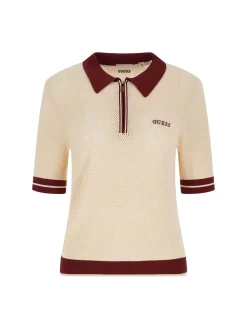 FELPA DONNA - GUESS ATHLEISURE BEIGE - V6GR04 Z0725