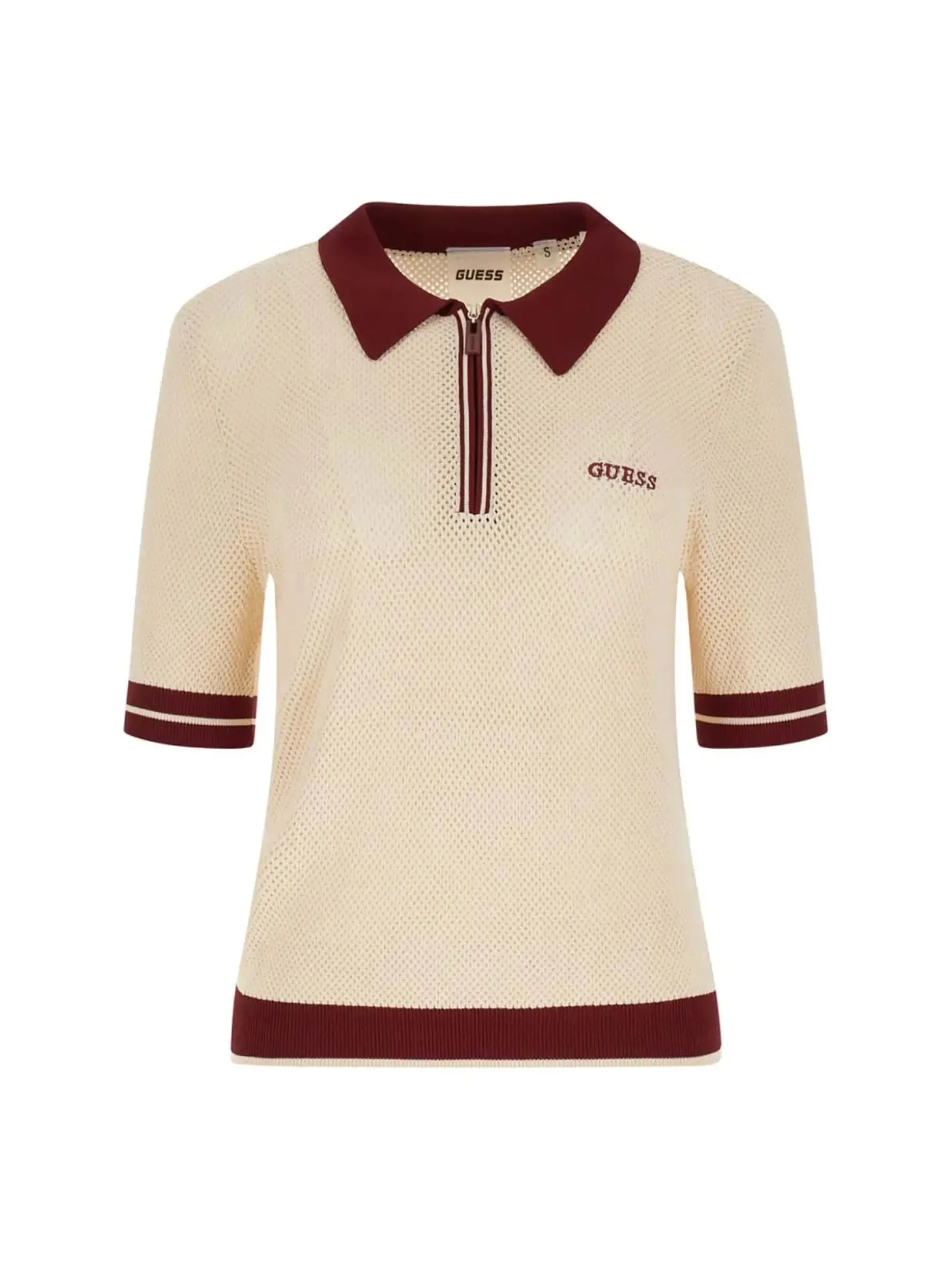 FELPA DONNA - GUESS ATHLEISURE BEIGE - V6GR04 Z0725