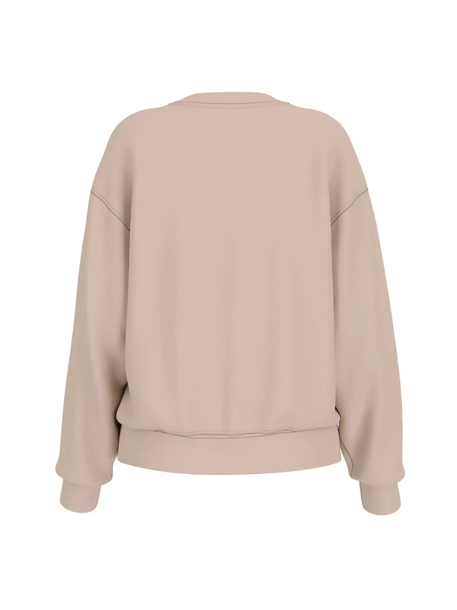 FELPA DONNA - GUESS ATHLEISURE BEIGE - V4BQ15 K7UW2
