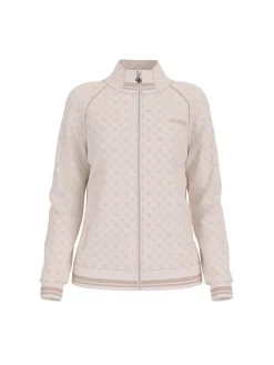 FELPA DONNA - GUESS ATHLEISURE CREMA - V5YQ03 KB212