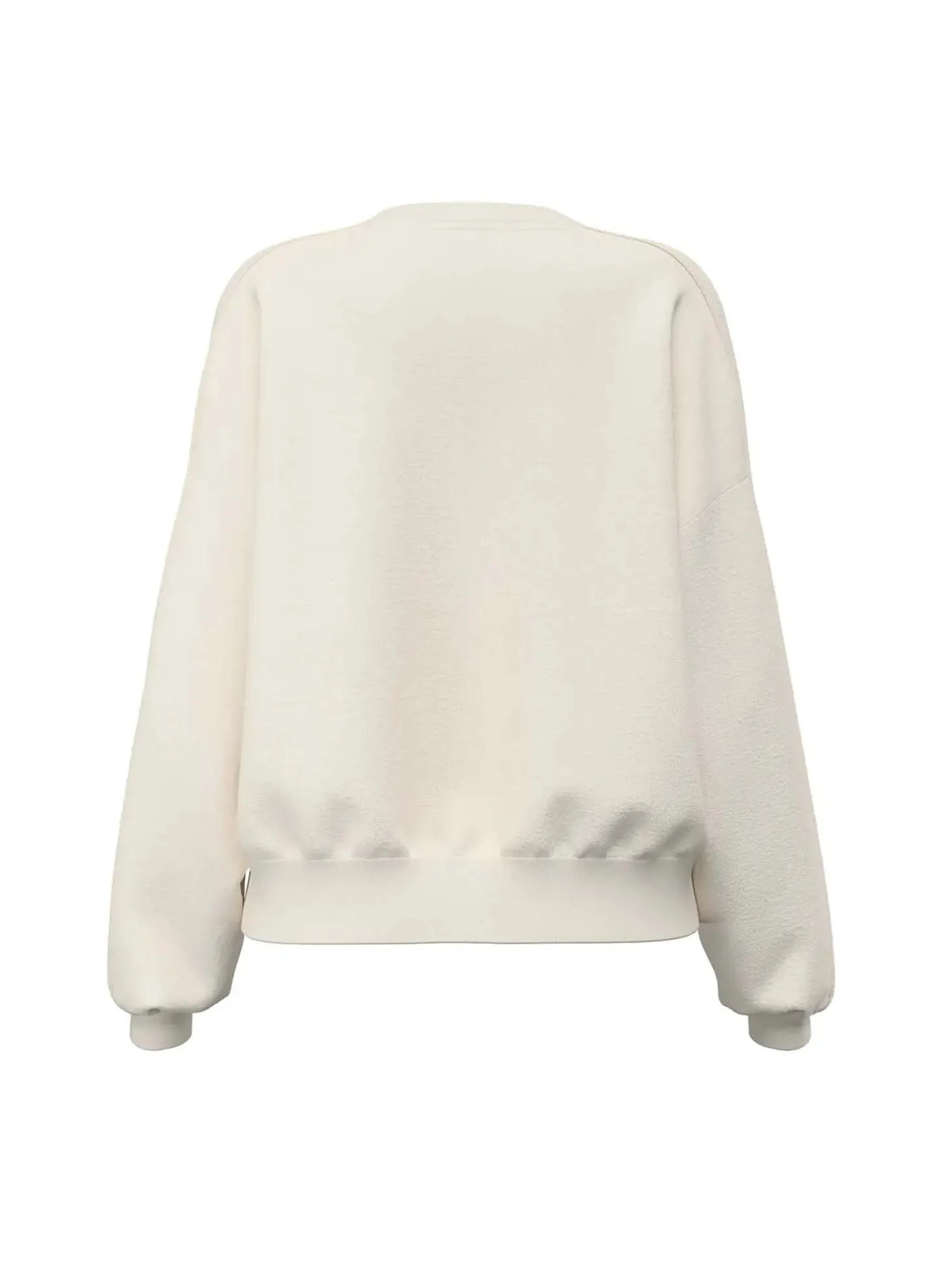 FELPA DONNA - GUESS ATHLEISURE BIANCO - V6RQ96 KCX22