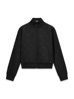 FELPA DONNA - GUESS ATHLEISURE NERO - V6YQ12 K4297