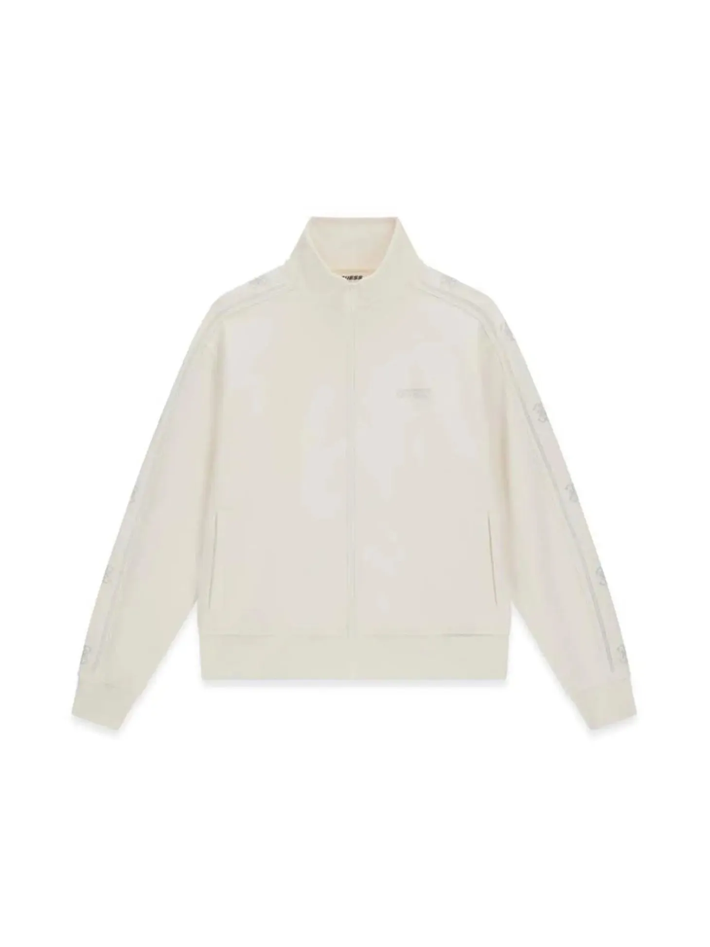 FELPA DONNA - GUESS ATHLEISURE BIANCO - V5BQ15 KCX22
