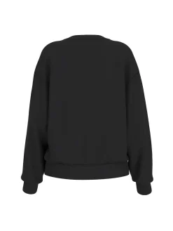 FELPA DONNA - GUESS ATHLEISURE NERO - V4BQ15 K7UW2