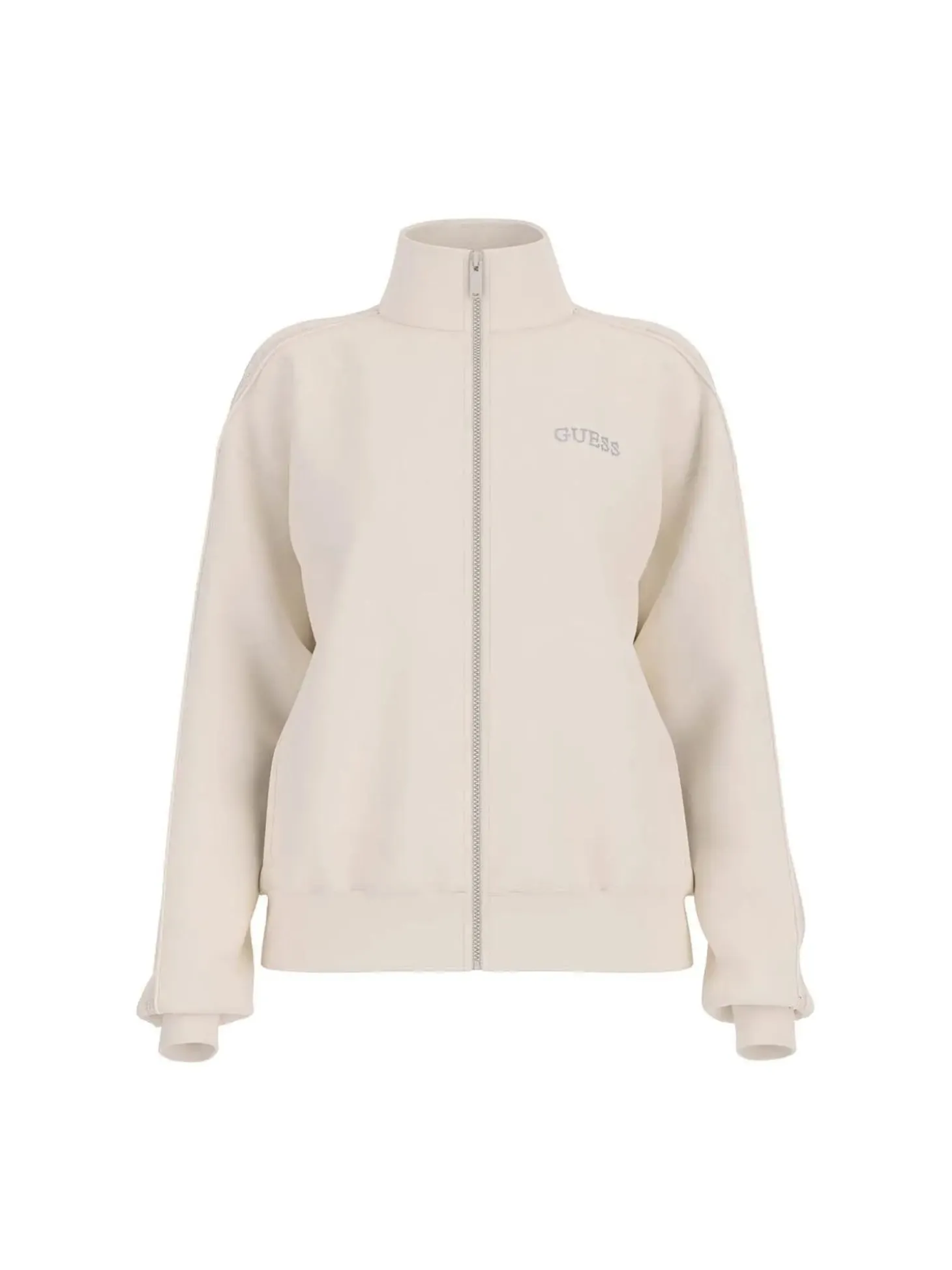 FELPA DONNA - GUESS ATHLEISURE BIANCO - V5BQ15 KCX22