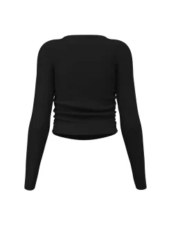 FELPA DONNA - GUESS ATHLEISURE NERO - V6RP08 KD932