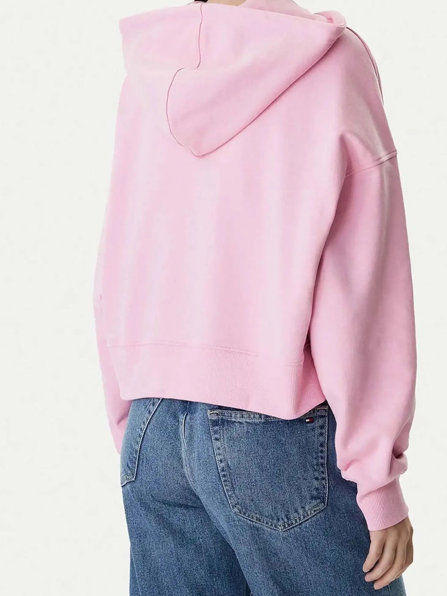FELPA DONNA - GUESS JEANS ROSA - W6RQ00 K68I4