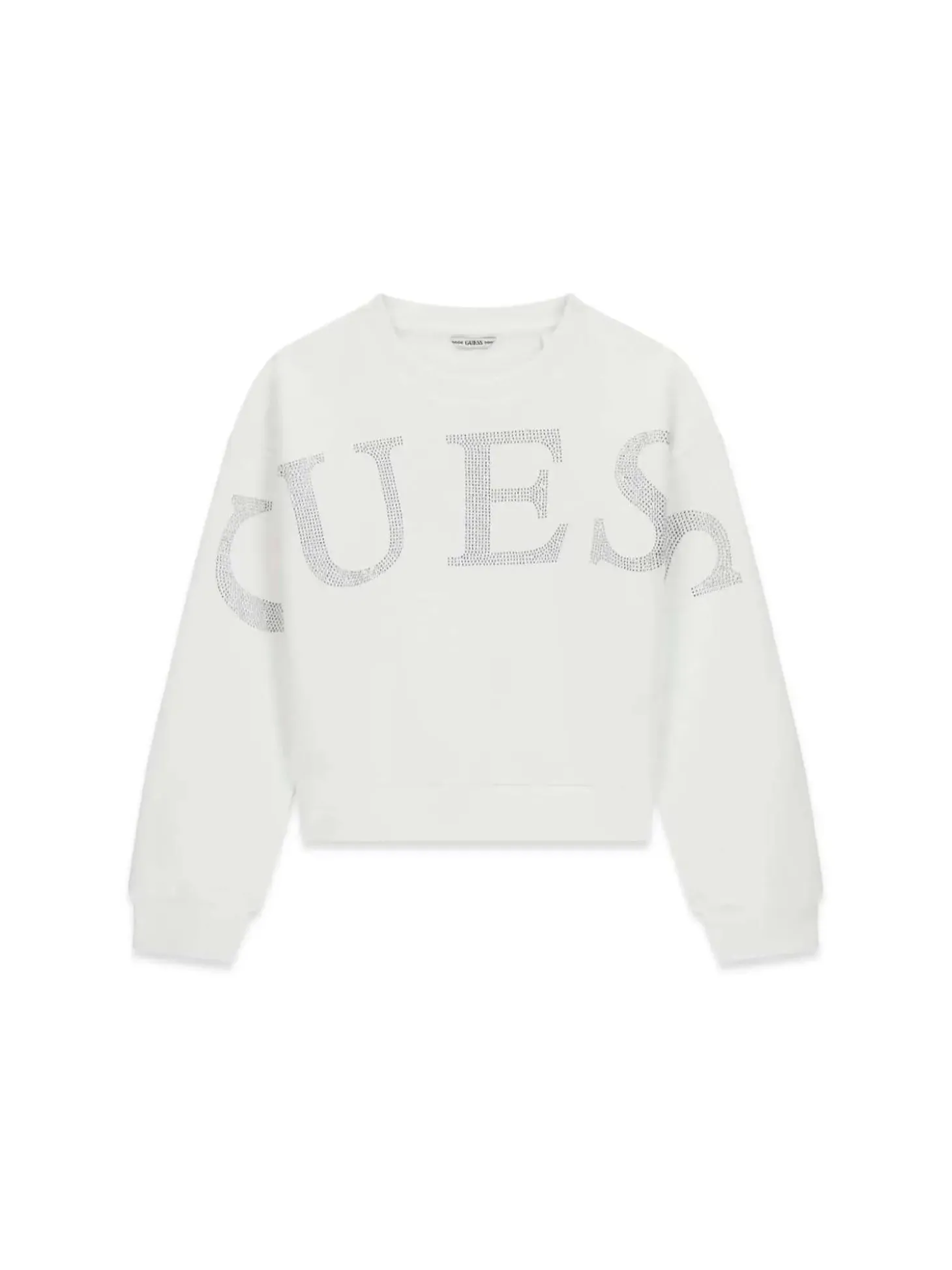 FELPA RAGAZZA - GUESS KIDS BIANCO - J6RQ10 KAD74