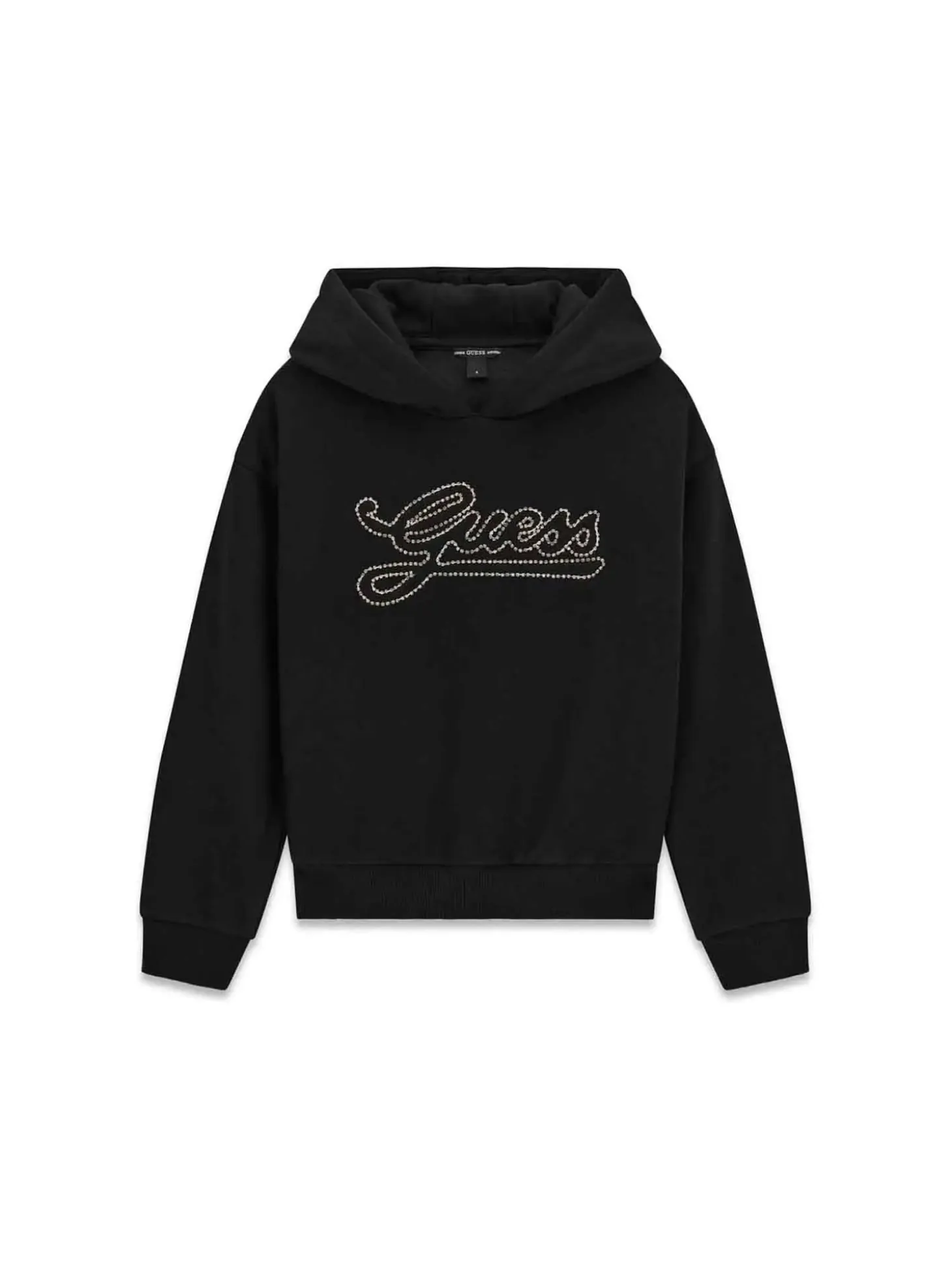FELPA RAGAZZA - GUESS KIDS NERO - J6BQ06 K6091