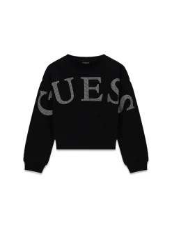 FELPA RAGAZZA - GUESS KIDS NERO - J6RQ10 KAD74