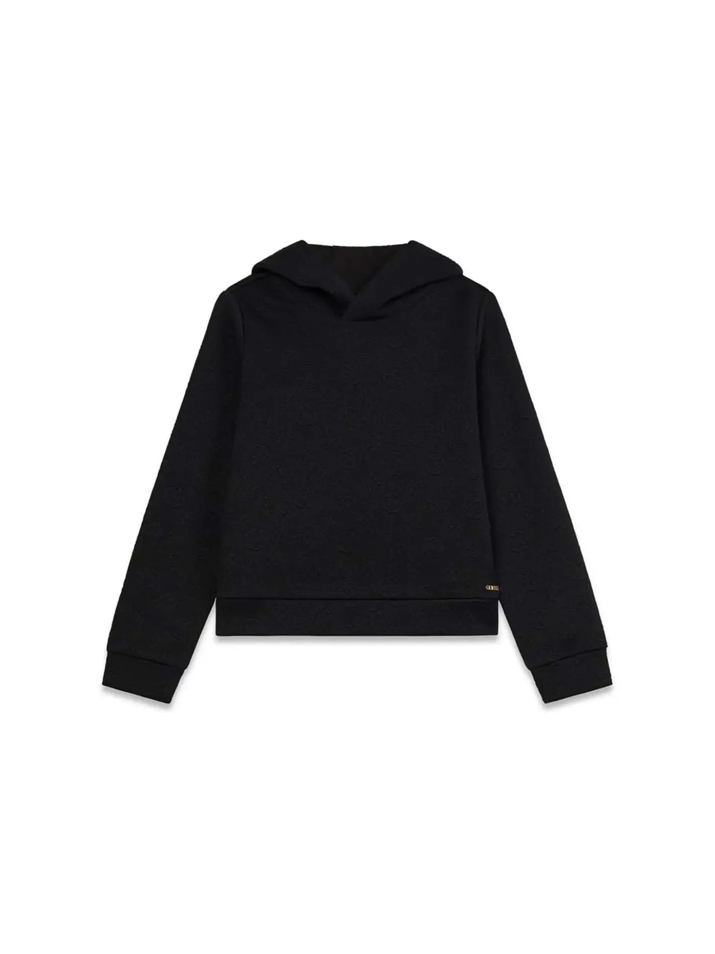 FELPA RAGAZZA - GUESS KIDS NERO - J6RQ14 KCHR2