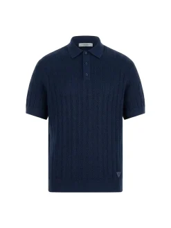 FELPA UOMO - GUESS APPAREL BLU - M6GR05 Z0558