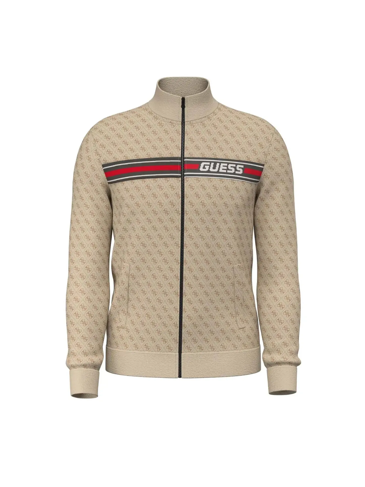 FELPA UOMO - GUESS ATHLEISURE BEIGE - Z2BQ06 K7122