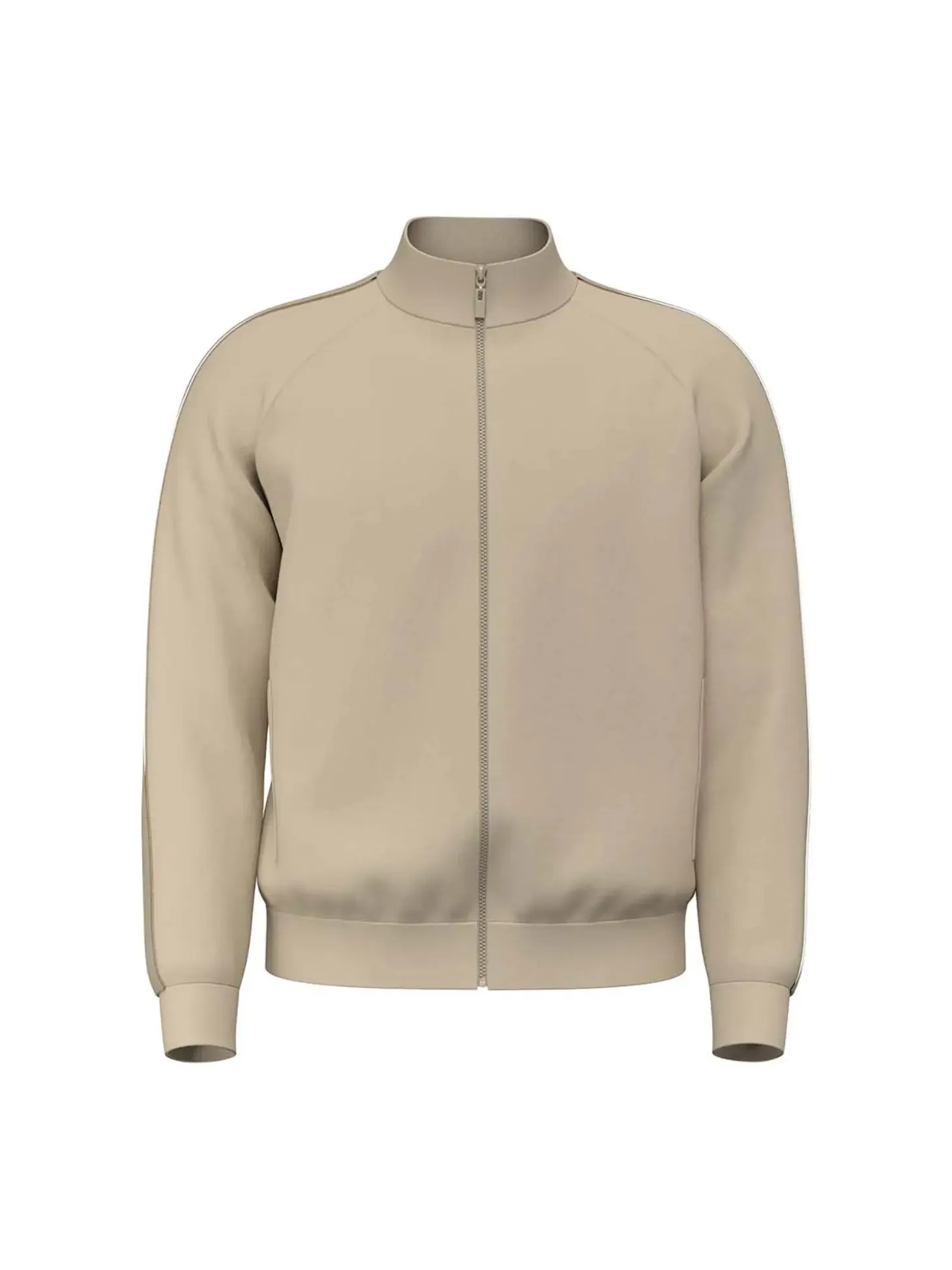 FELPA UOMO - GUESS ATHLEISURE BEIGE-BIANCO - Z6YQ18 K4964