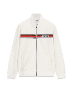 FELPA UOMO - GUESS ATHLEISURE BIANCO - Z2BQ06 K7122