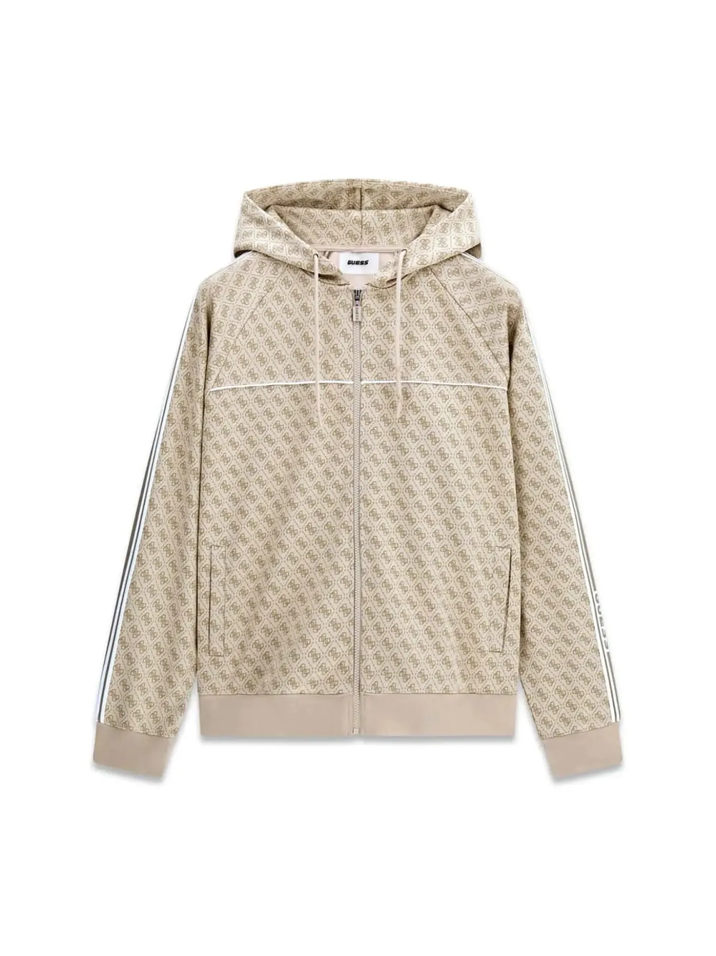 FELPA UOMO - GUESS ATHLEISURE BEIGE - Z5BQ13 K2042