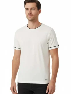 FELPA UOMO - GUESS JEANS BIANCO - M6GR00 Z4511