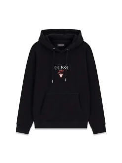 FELPA UOMO - GUESS JEANS NERO - M6RQ26 KCPR1