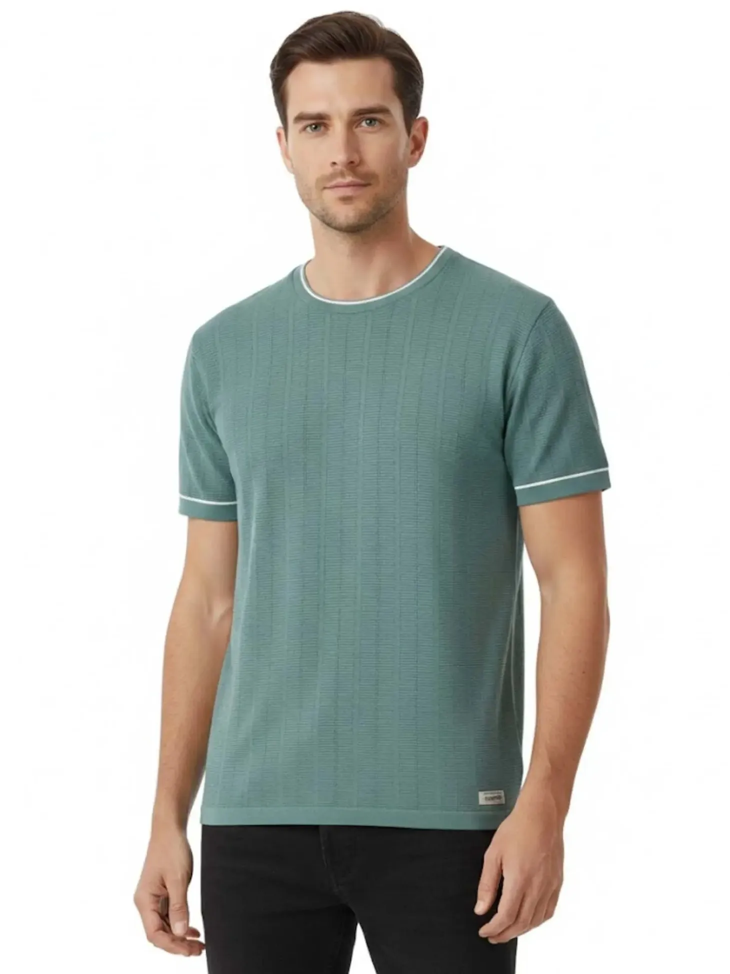 FELPA UOMO - GUESS JEANS VERDE - M6GR00 Z4511