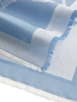 FOULARD DONNA - GUESS AZZURRO - AW5446 VIS03