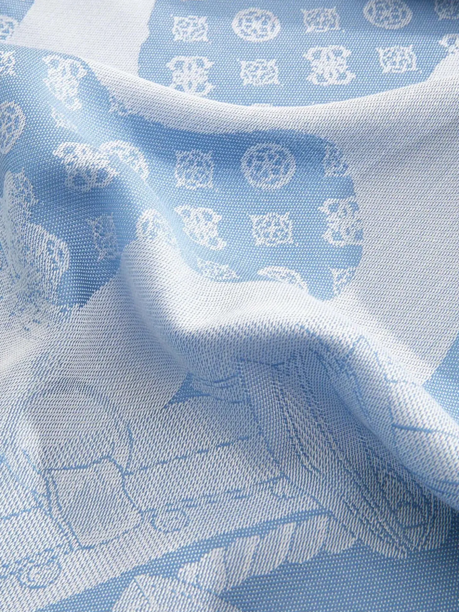 FOULARD DONNA - GUESS AZZURRO - AW5446 VIS03
