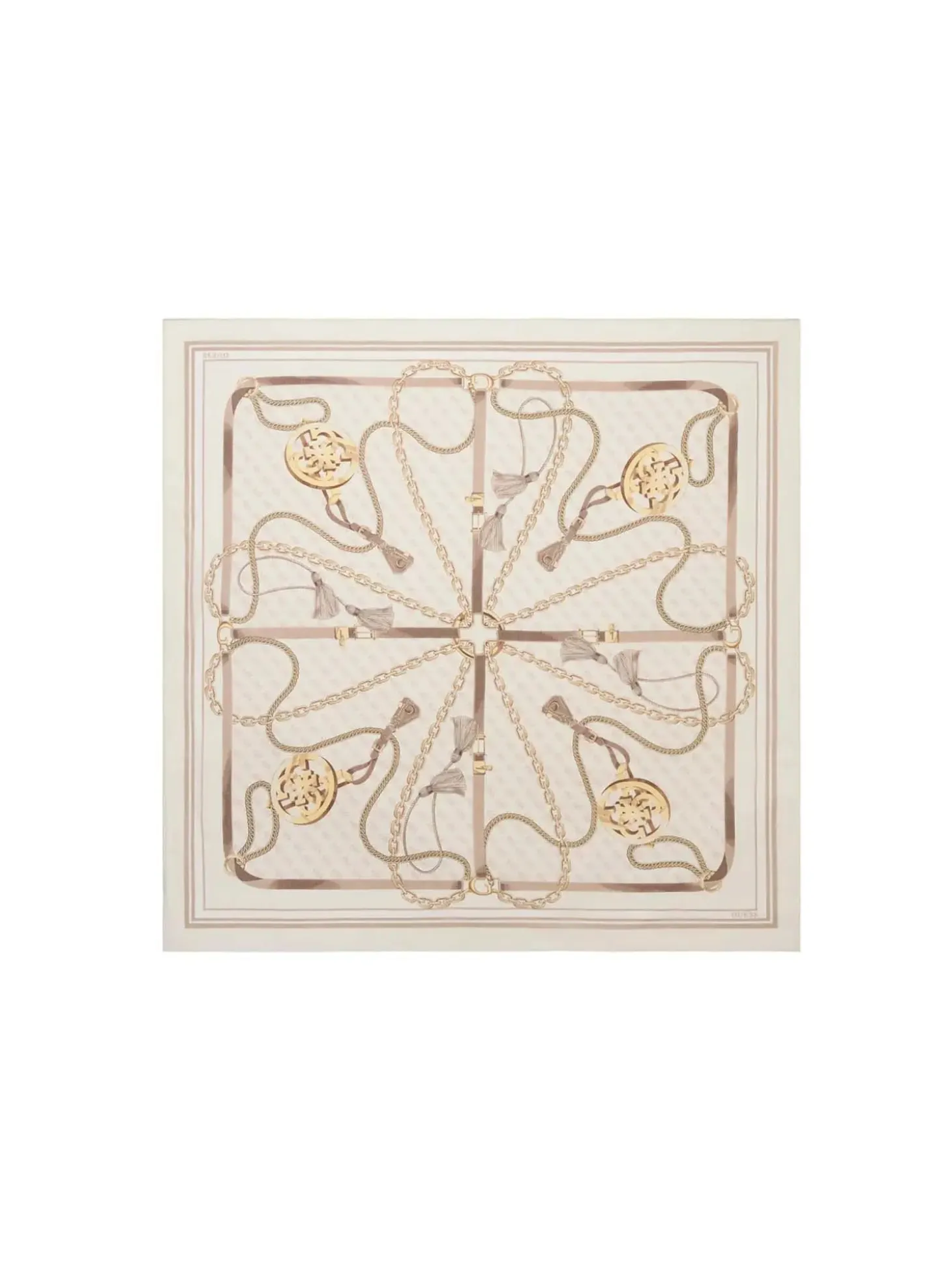 FOULARD DONNA - GUESS BIANCO - AW5537 POL03