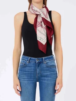 FOULARD DONNA - LIU-JO BORDEAUX - 2F6061T2745