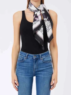 FOULARD DONNA - LIU-JO NERO-GRIGIO - 2F6059T2745