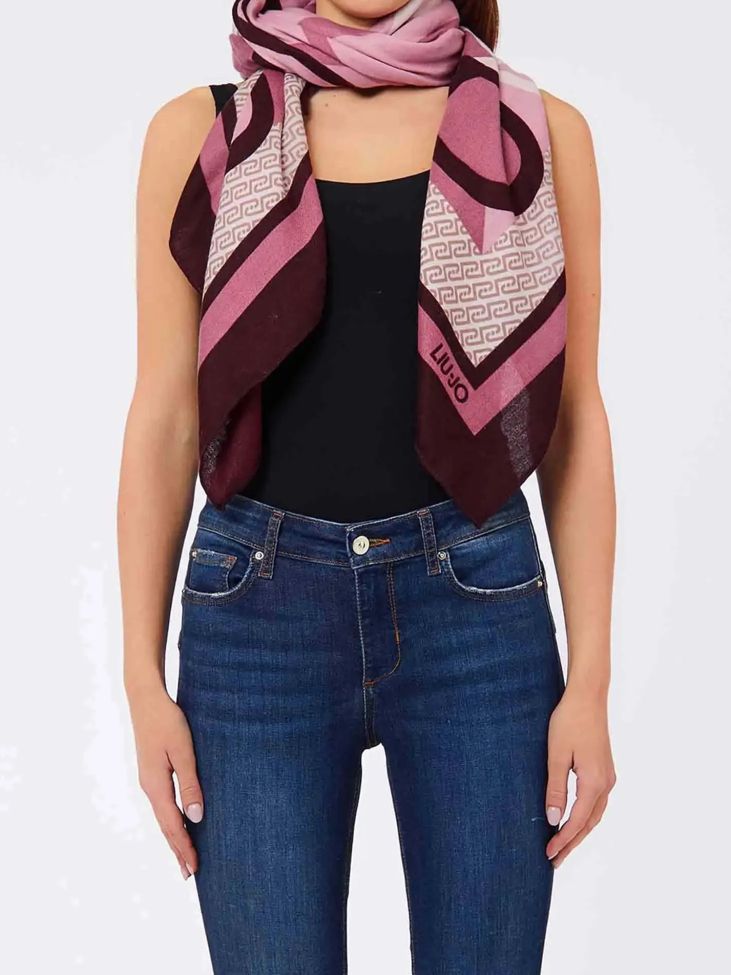 FOULARD DONNA - LIU-JO ROSSO - 2F6068T2745