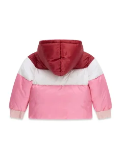 GIUBBOTTO BAMBINA - GUESS KIDS ROSA-BIANCO - K6YL01 W2576