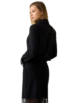 GIUBBOTTO DONNA - GUESS APPAREL NERO - W6YL21 K4327