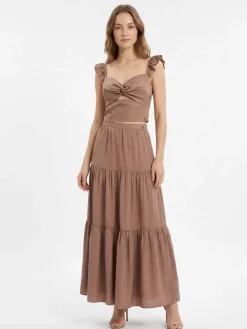 GONNA DONNA - GUESS APPAREL COGNAC - W6GD33 W1855