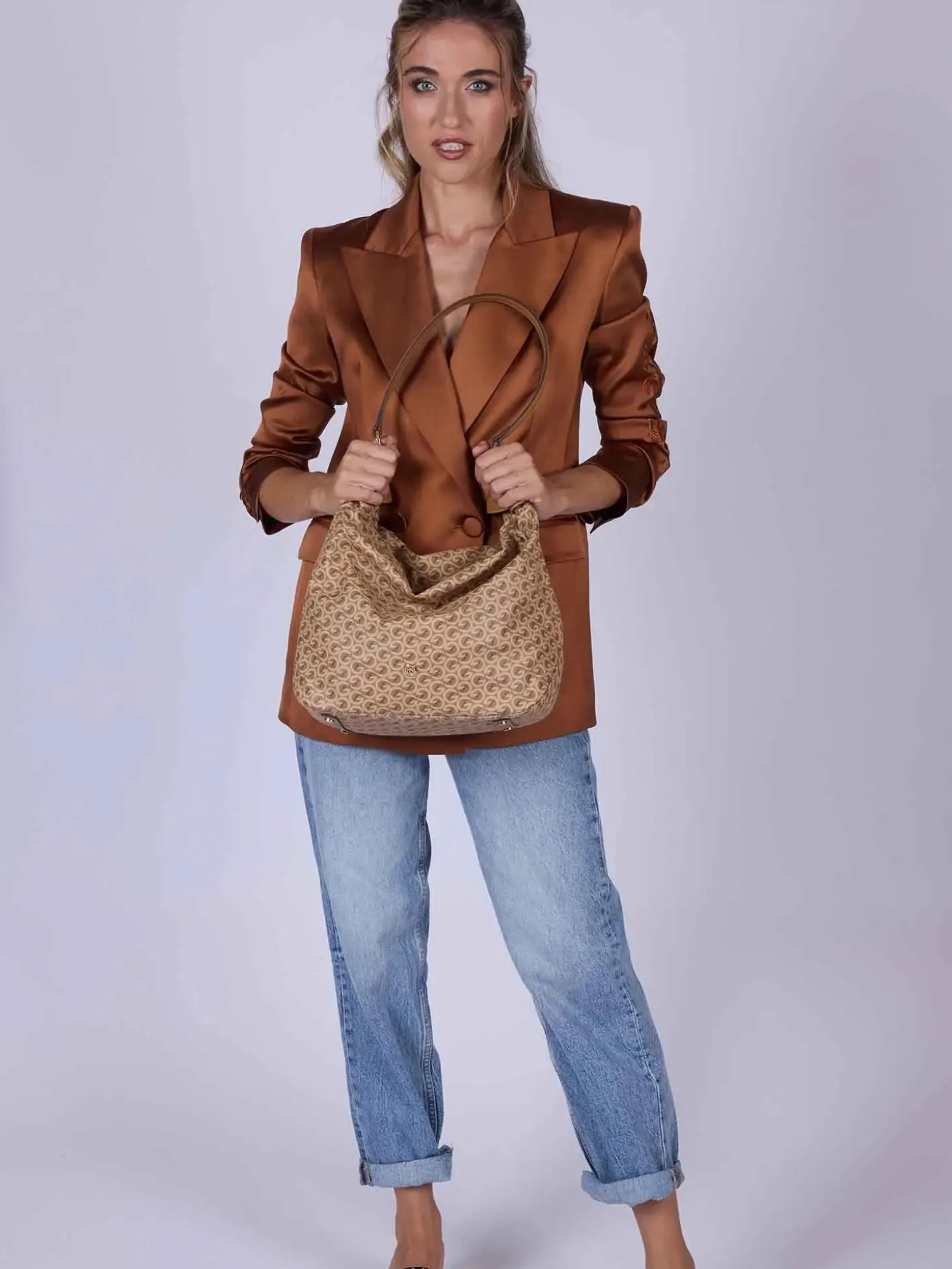 HOBO DONNA - GATTINONI ROMA BEIGE - BEN268858WVP