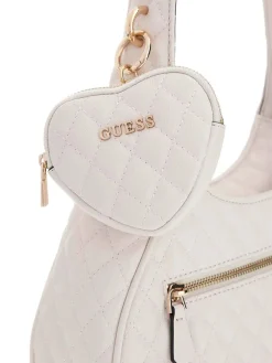 HOBO DONNA - GUESS BIANCO - HWQG98 94010