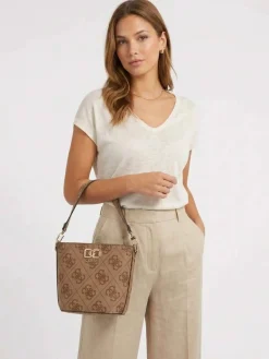HOBO DONNA - GUESS MARRONE - HWOS99 01010