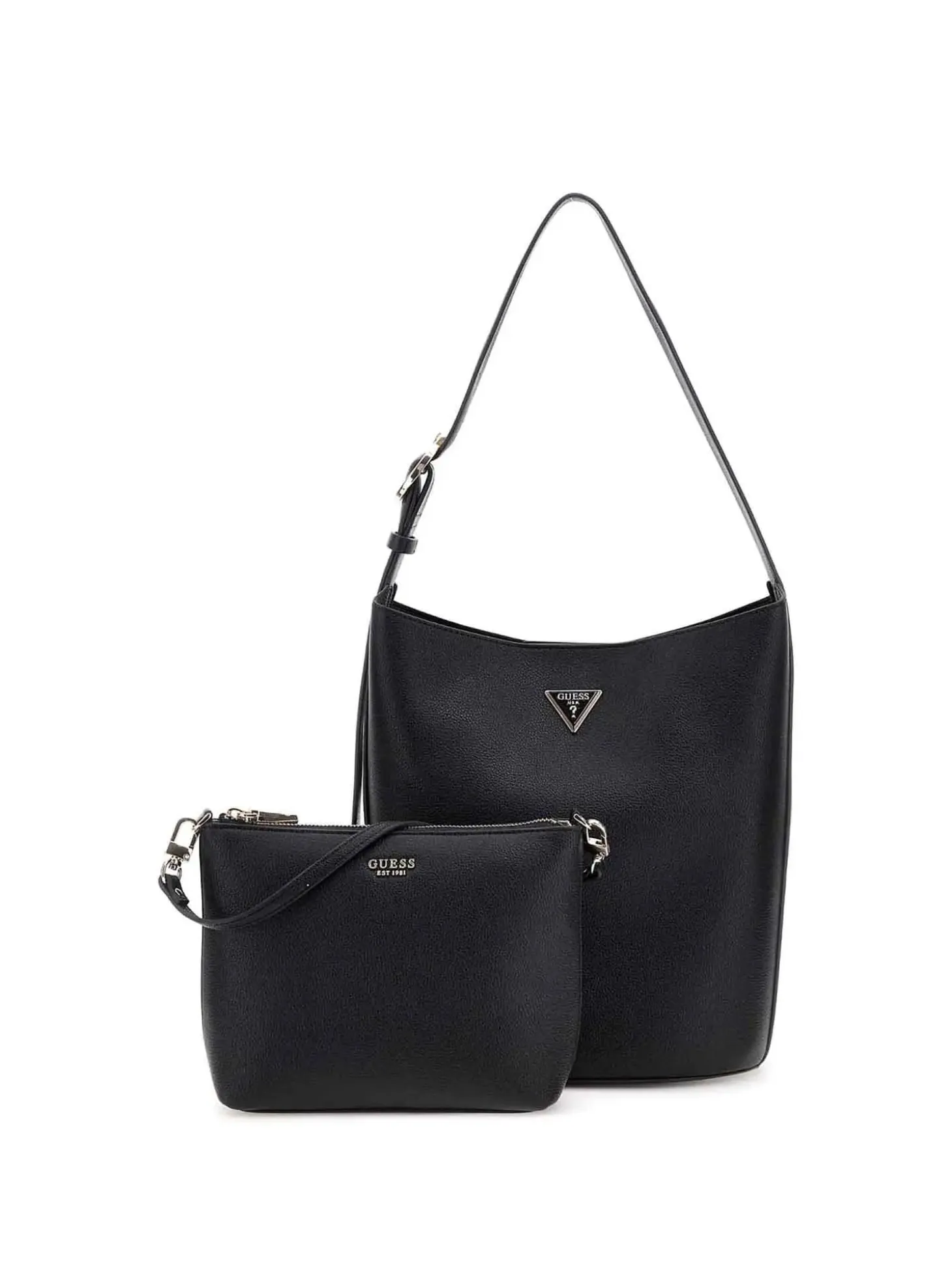 HOBO DONNA - GUESS NERO - HWBG69 74040