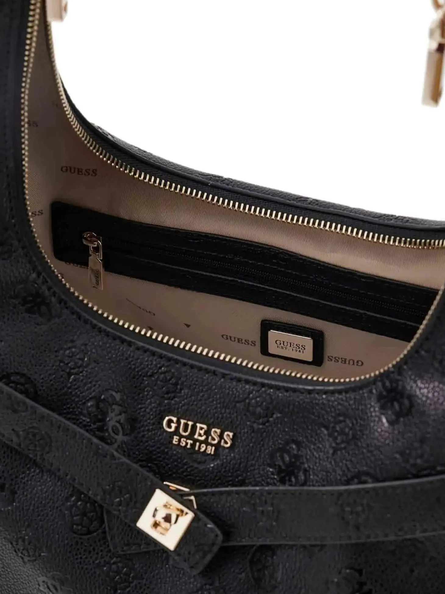 HOBO DONNA - GUESS NERO - HWPD97 46010