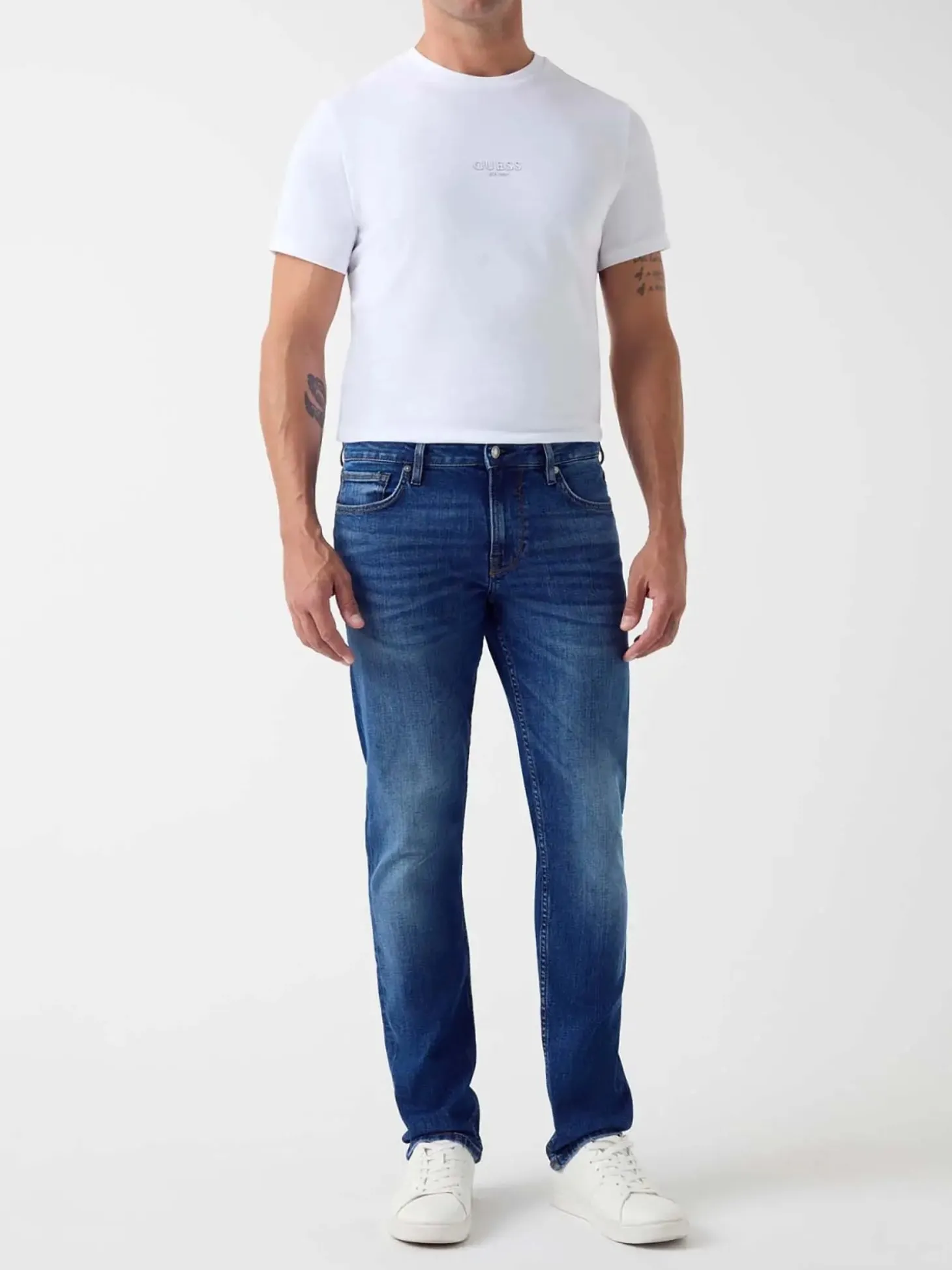 JEANS UOMO - GUESS APPAREL BLU SCURO - M6YAS2 D1475