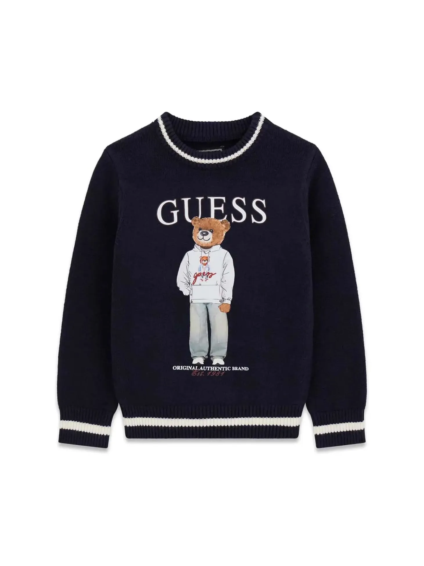 MAGLIA BAMBINO - GUESS KIDS BLU - N6YR06 Z0903