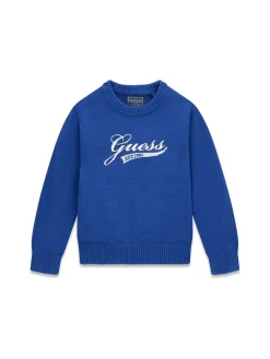 MAGLIA BAMBINO - GUESS KIDS BLU - N6YR01 Z0897