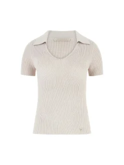 MAGLIA DONNA - GUESS APPAREL BIANCO - W6RR62 Z0132