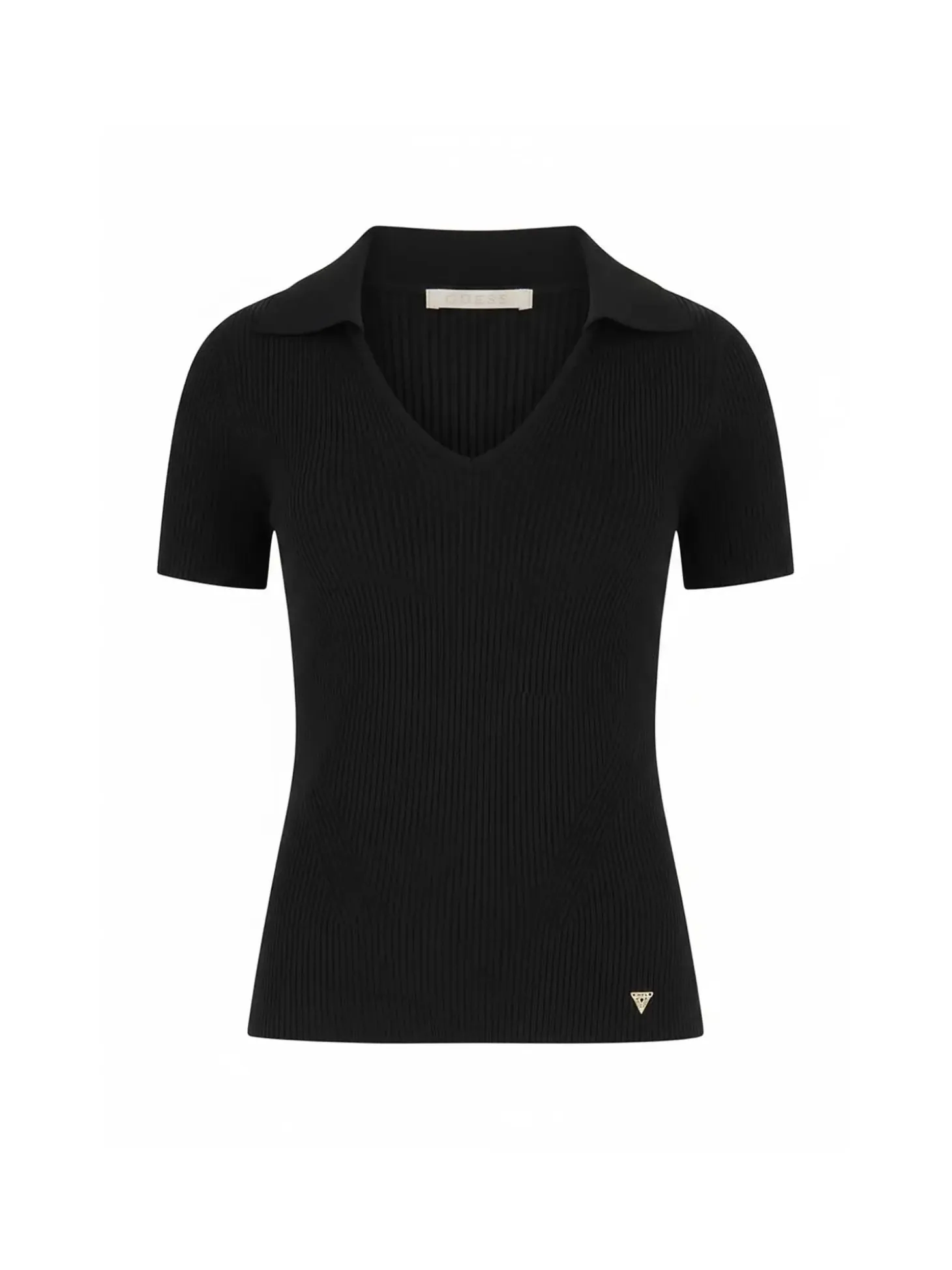 MAGLIA DONNA - GUESS APPAREL NERO - W6RR62 Z0132