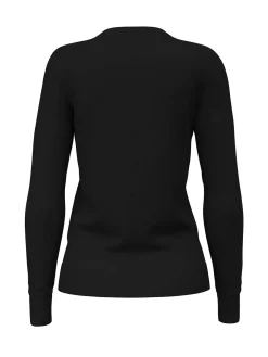MAGLIA DONNA - GUESS APPAREL NERO - W6BR53 Z1454