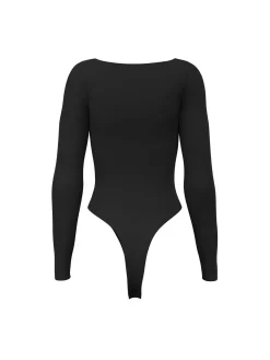 MAGLIA DONNA - GUESS APPAREL NERO - W6YP21 K4356