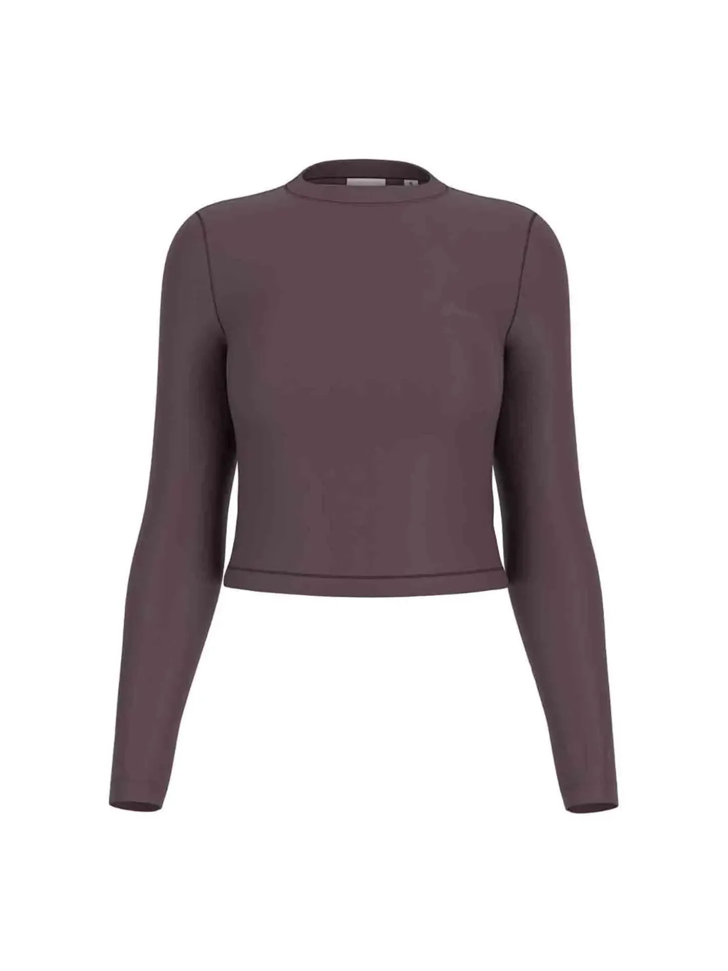 MAGLIA DONNA - GUESS ATHLEISURE MARRONE - V6YP05 K4260